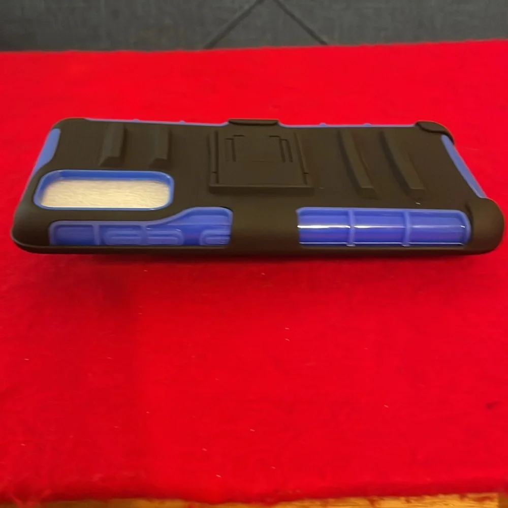 Samsung Galaxy S 20 FE Phone Protector-Holster Blue/Black